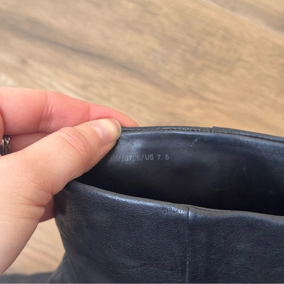 RAG AND BONE Black Leather Classic Newbury Boot - Picture 13 of 14